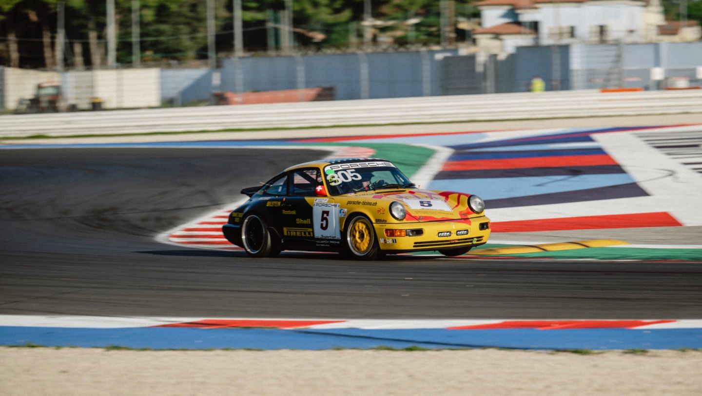 911 Carrera Cup (964), Ivan Reggiani, Classic, Porsche Sprint Challenge Suisse, Misano, Italien, 2025, Porsche Schweiz AG