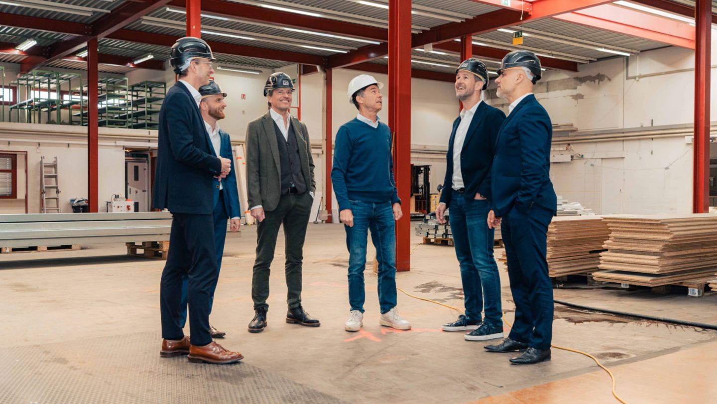 Holger Gerrmann, André Sager, Kaspar Etter, Aurel Toth, Michael Roth, Roberto De Prisco, Porsche Approved & Service Zentrum Luzern, 2026, Porsche Schweiz AG