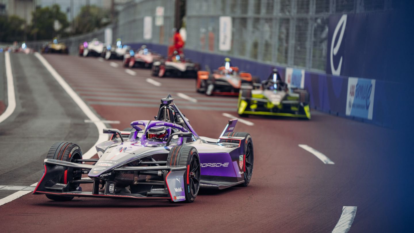 Pascal Wehrlein, Porsche 99X Electric (nº 1), 2ª carrera del E-Prix de Tokio, 2025, Porsche AG