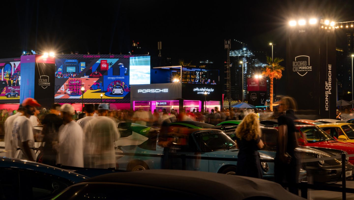 Porsche Centre Abu Dhabi and Al Ain, Icons of Porsche, Dubai, 2025, Porsche Middle East