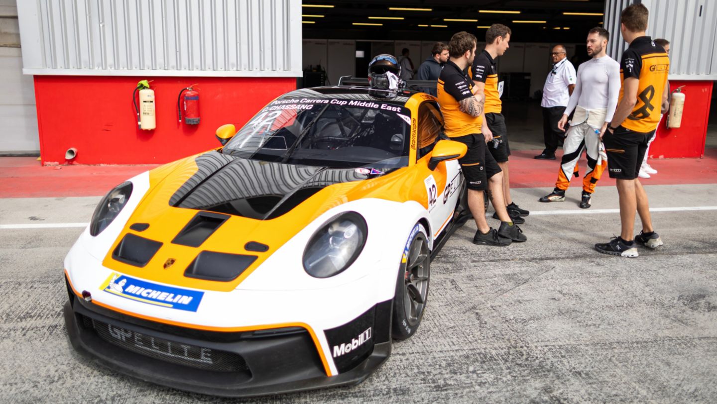Porsche Carrera Cup Middle East, Round 3, Race 2, Dubai Autodrome, 2026, Porsche Middle East