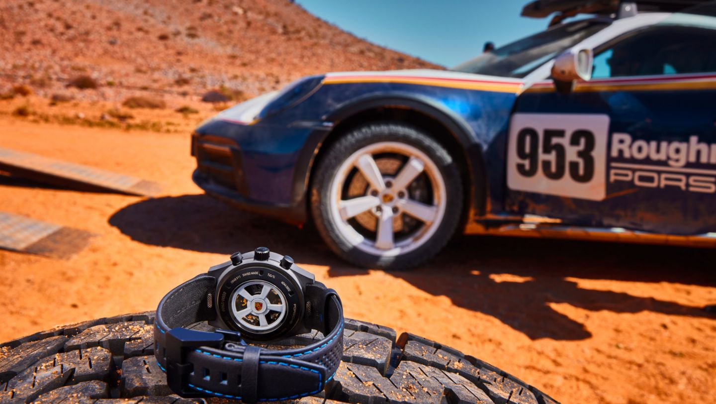 Porsche Design Chronograph 1 ‒ 911 Dakar Rallye Design Edition, 2022, Porsche Design
