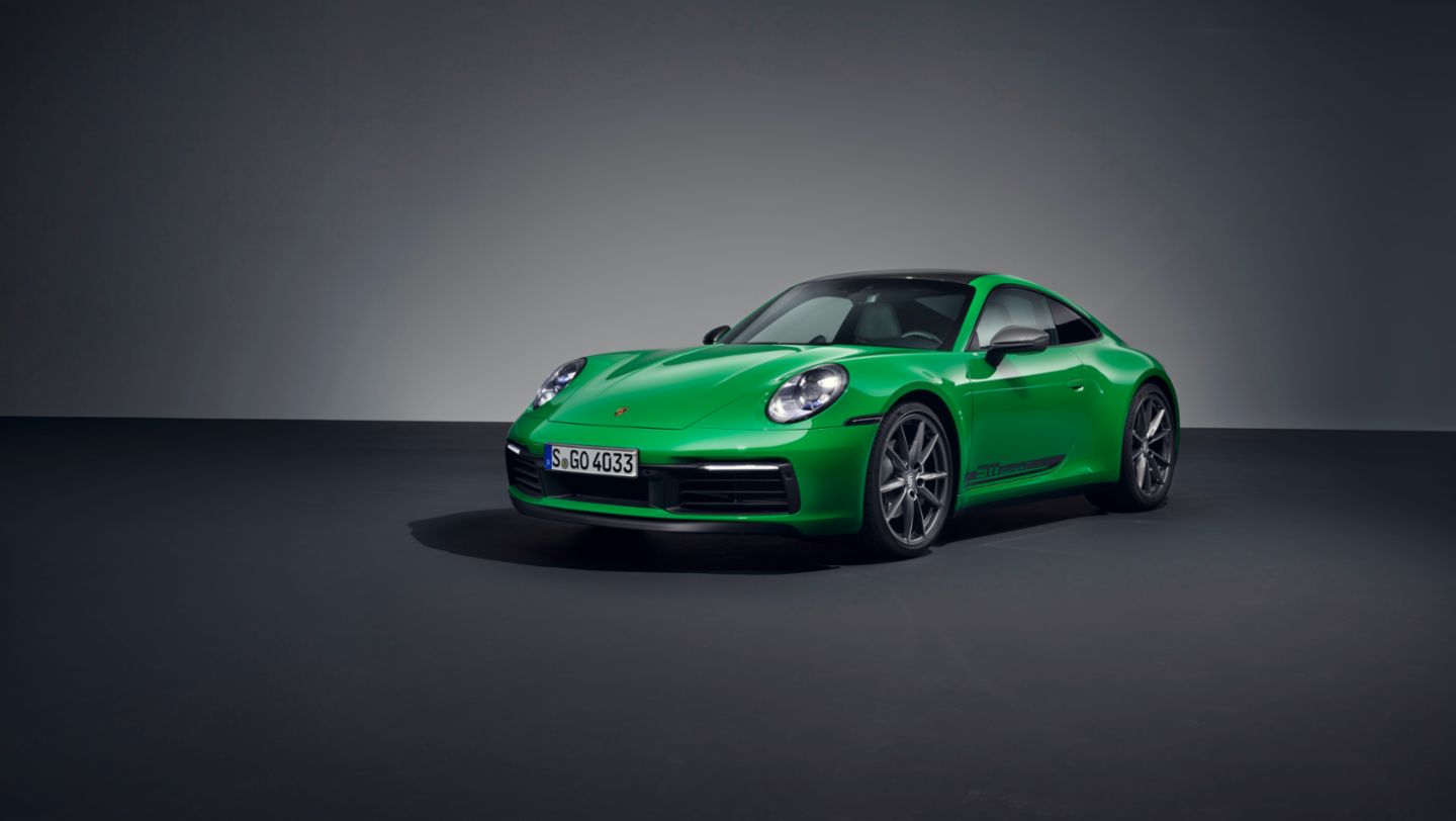 911 Carrera T, Python Green, 2022, PCNA