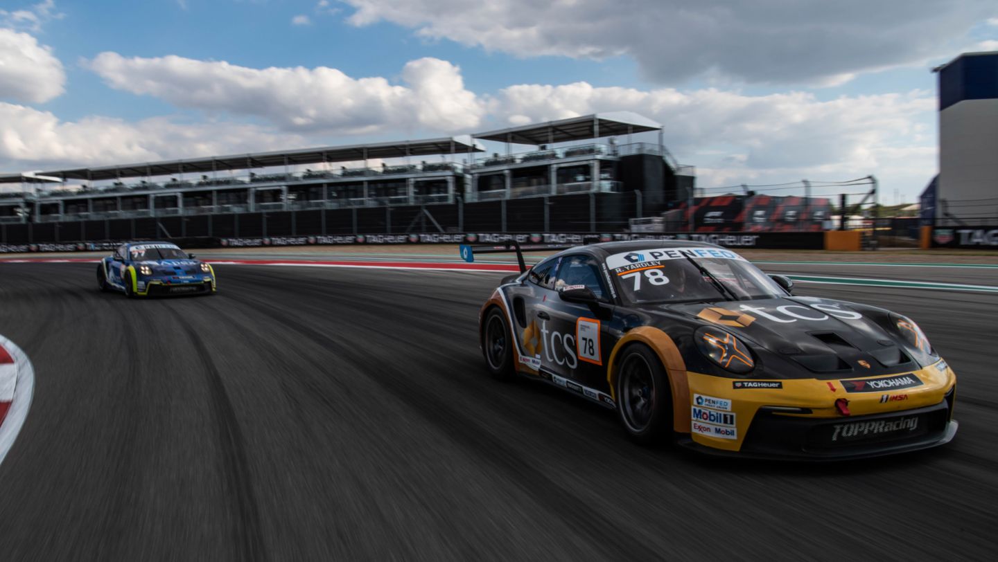 Ryan Yardley and Tyler Maxson of Topp Racing, Porsche Carrera Cup North America, 2025 Entrant Champion