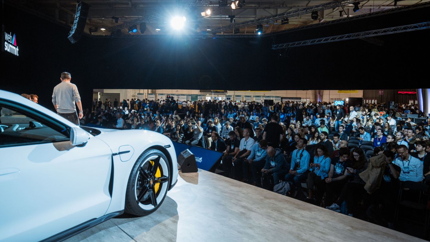 Taycan Turbo S, Web Summit, Lissabon, 2019, Porsche AG
