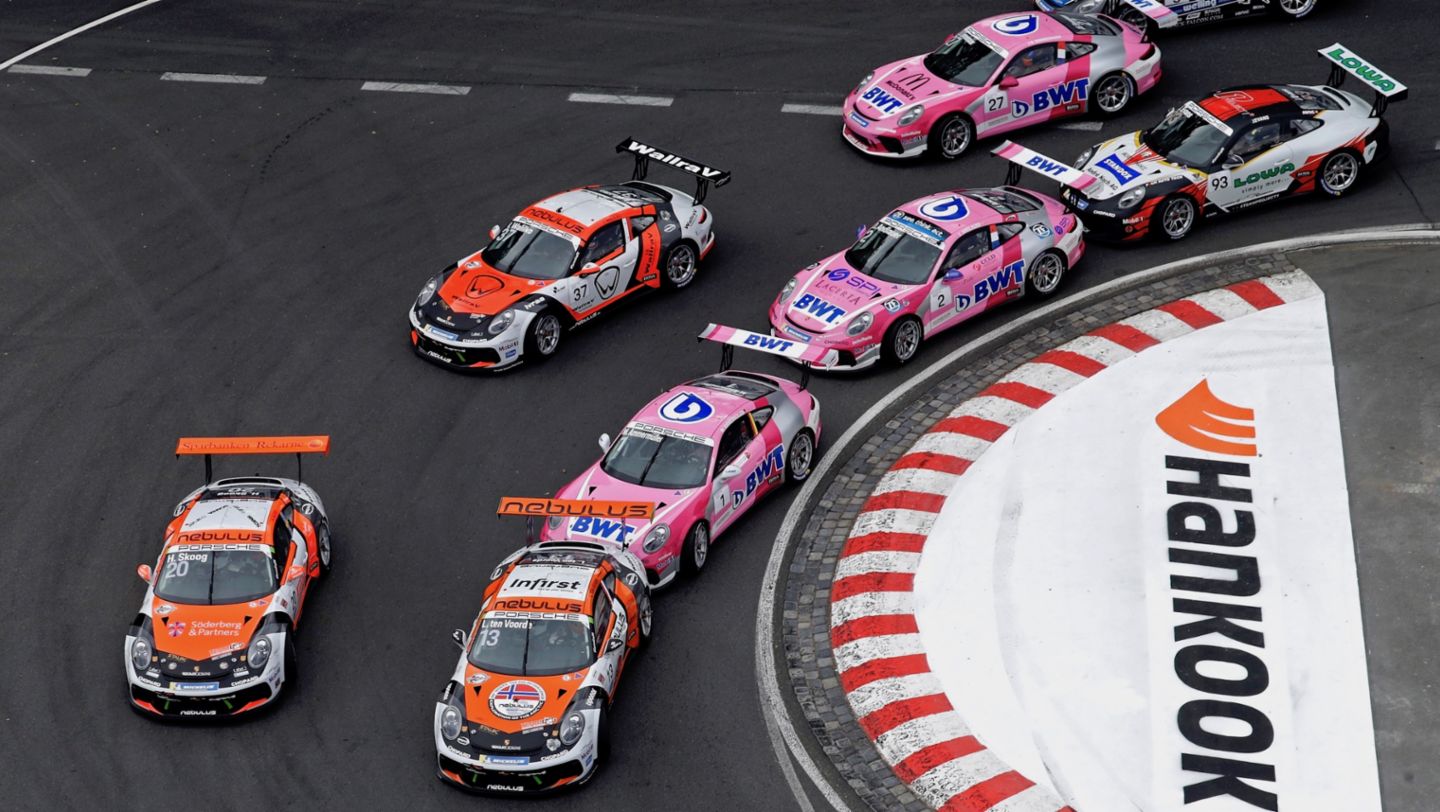 Porsche 911 GT3 Cup, Porsche Carrera Cup Deutschland, Norisring, Nuremberg, Race 7, 2019, Porsche AG
