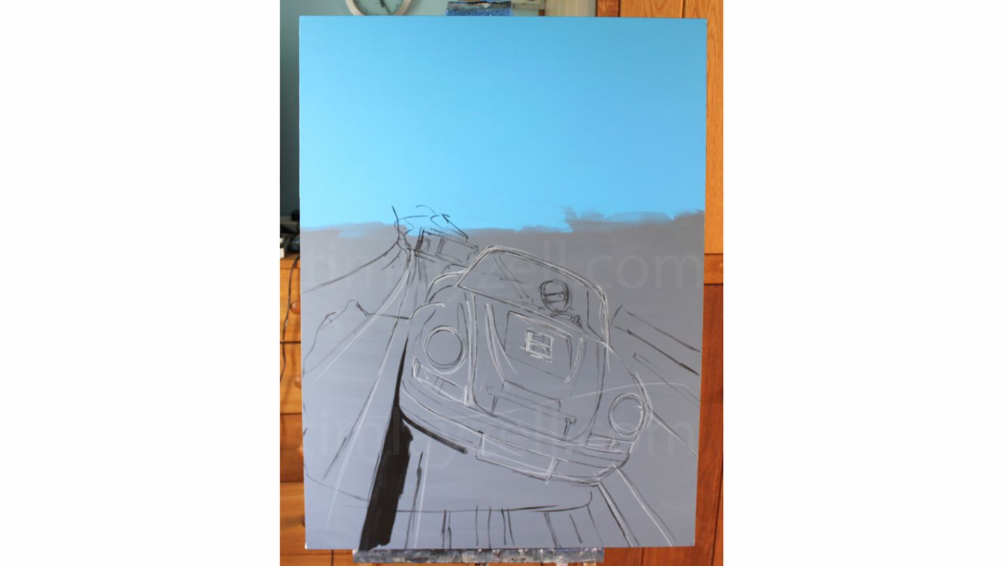 Kunstwerk von Tim Layzell 1/13, 2020, Porsche AG