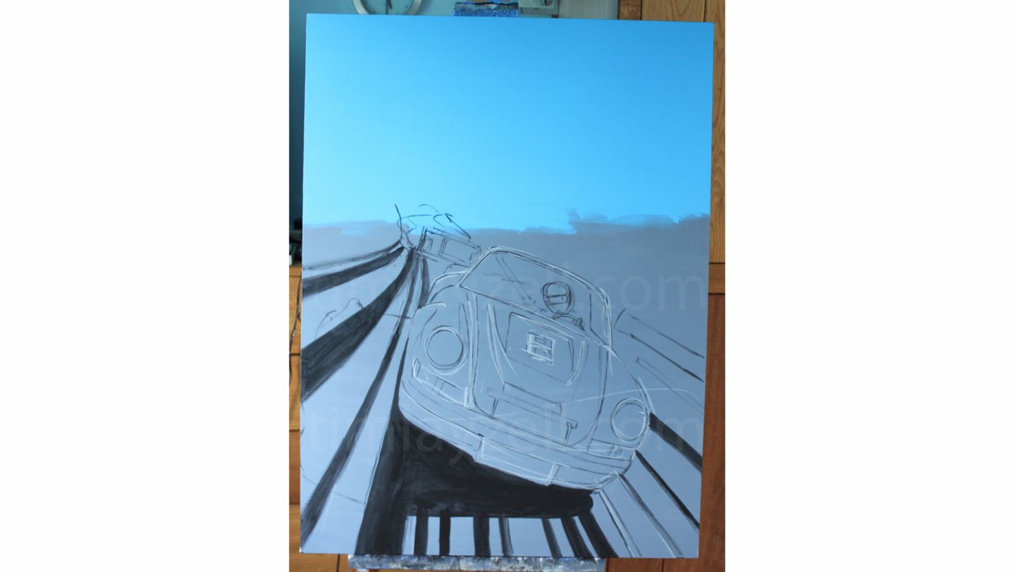 Kunstwerk von Tim Layzell 1/13, 2020, Porsche AG