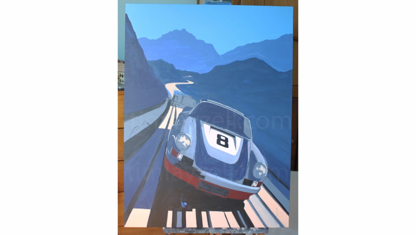 Kunstwerk von Tim Layzell 1/13, 2020, Porsche AG