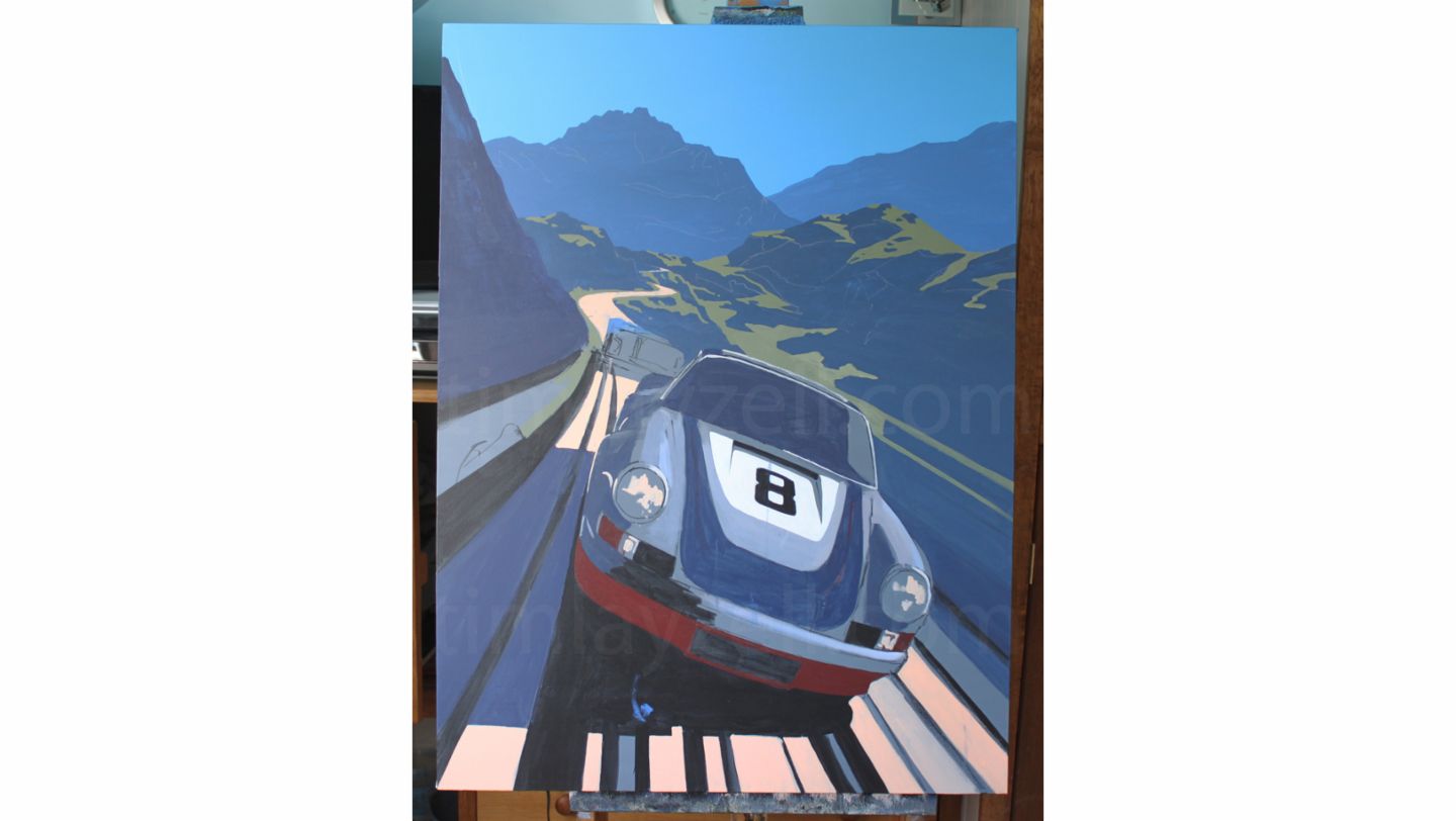 Kunstwerk von Tim Layzell 1/13, 2020, Porsche AG