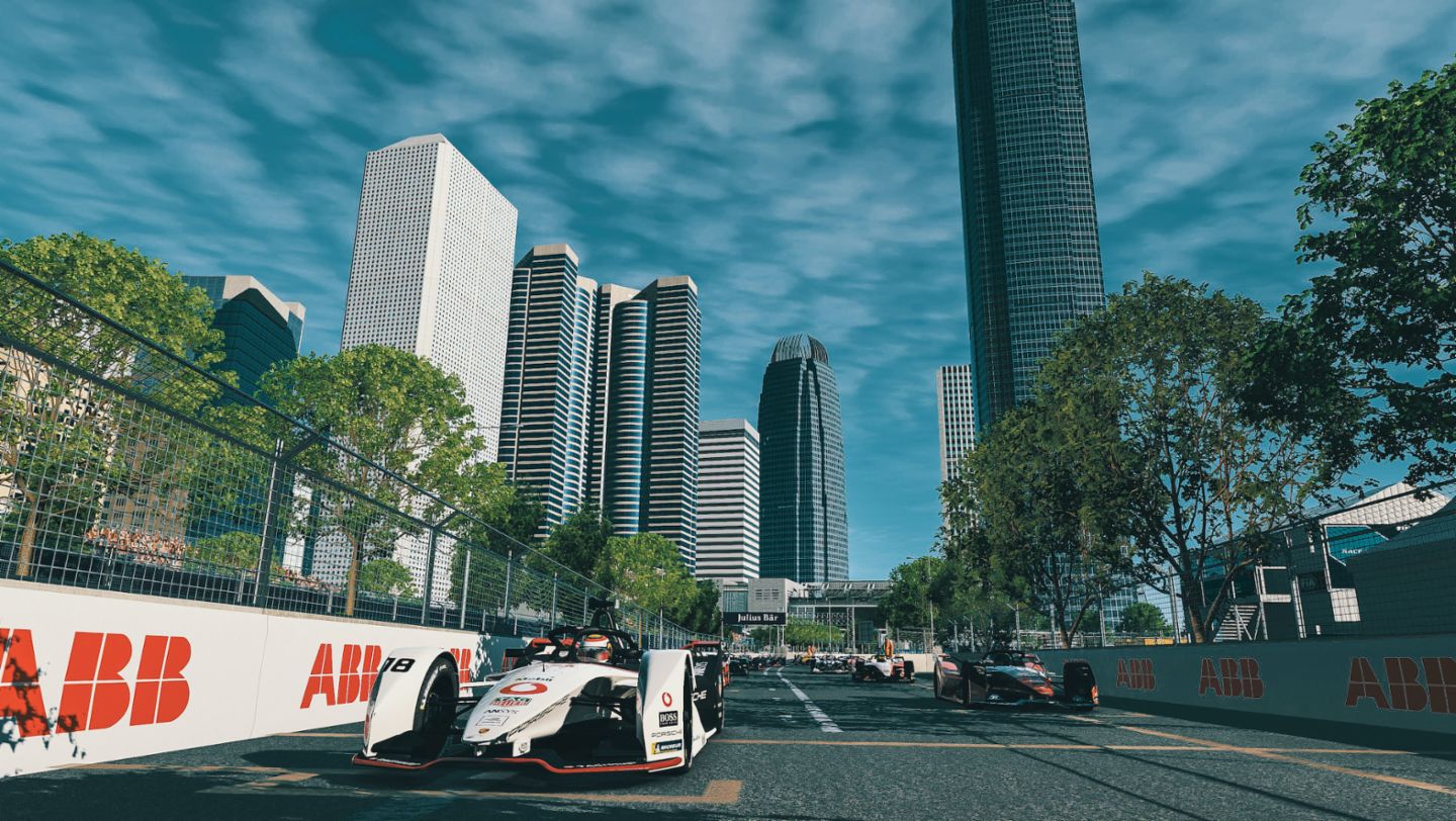 99X Electric, ABB FIA Formel-E-Meisterschaft, Race at Home Challenge, 4. Lauf, Hongkong, 2020, Porsche AG