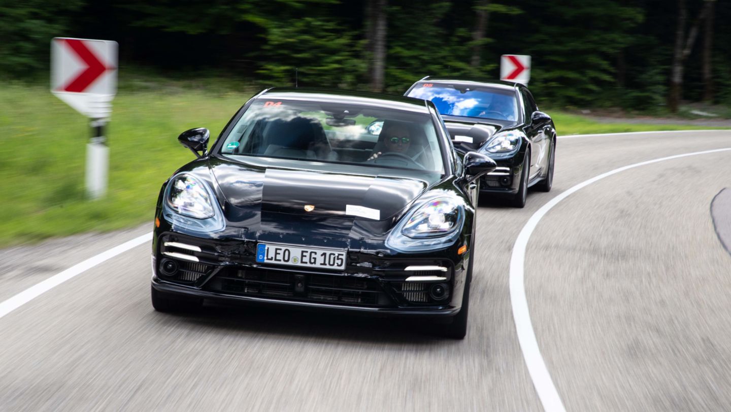 Testing of the new Panamera, Black Forest, Germany, 2020, Porsche AG