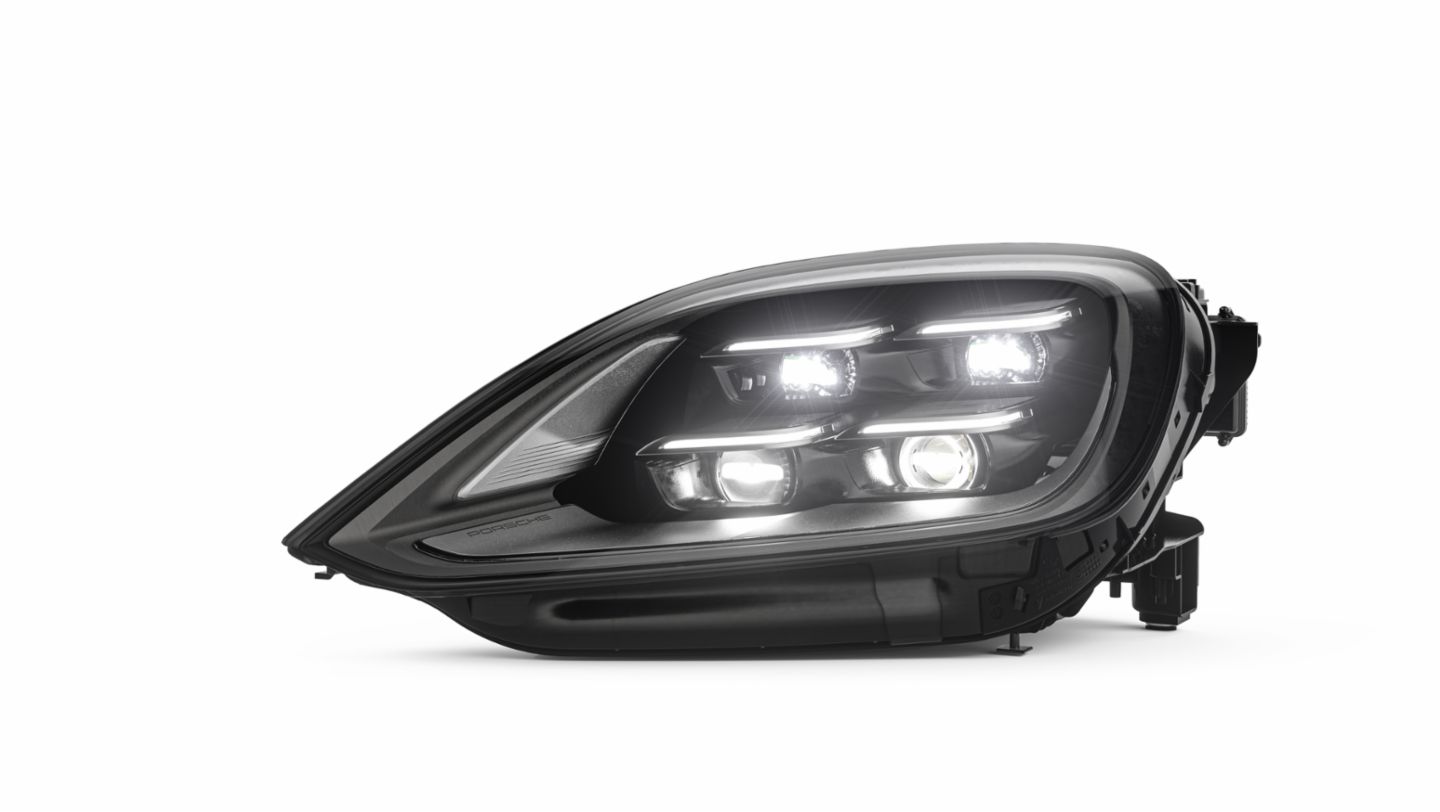Porsche HD-Matrix LED Headlight, illuminated, 2022, Porsche AG