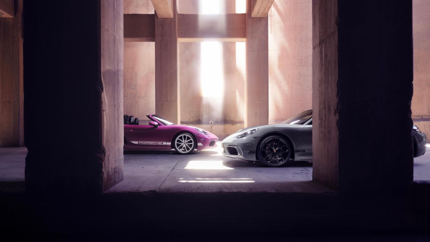 718 Boxster Style Edition, 718 Cayman Style Edition, l-r, 2022, Porsche AG