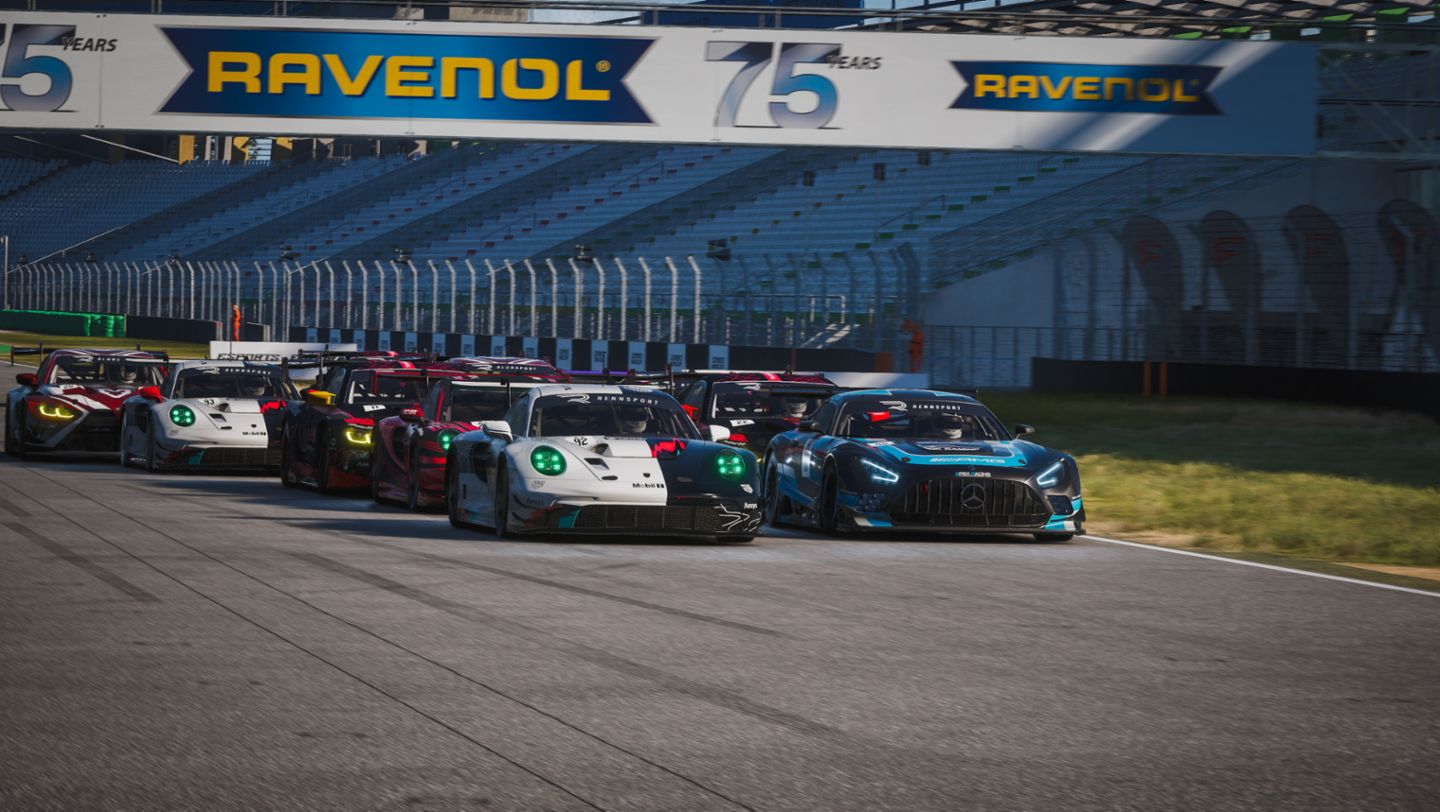 Porsche 911 GT3 R, Esports ESL R1, Hockenheim, Porsche Coanda Esports Racing Team, 2024, Porsche AG