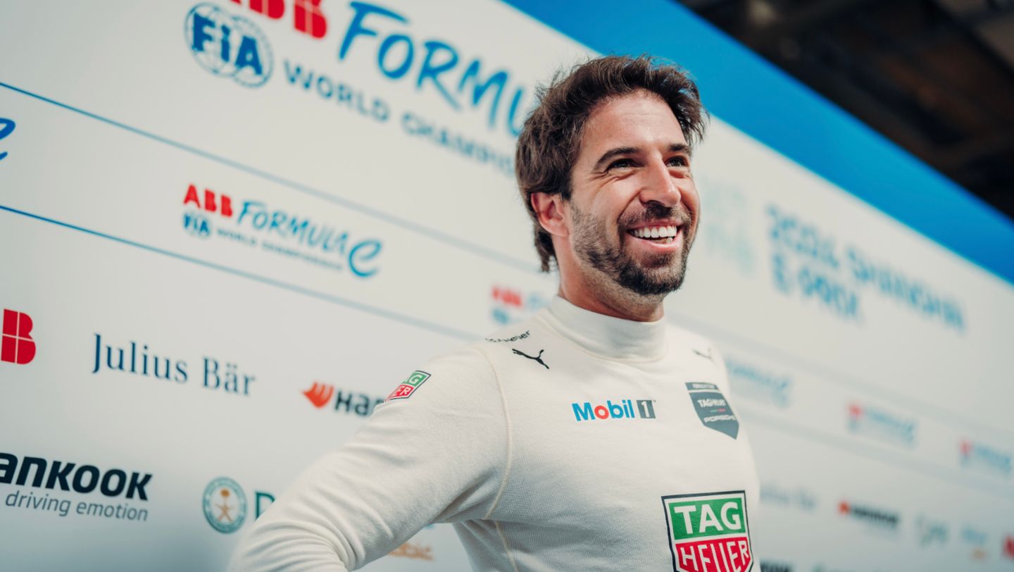 António Félix da Costa, piloto oficial del equipo TAG Heuer Porsche de Fórmula E, E-Prix de Shanghái, 2024, Porsche AG