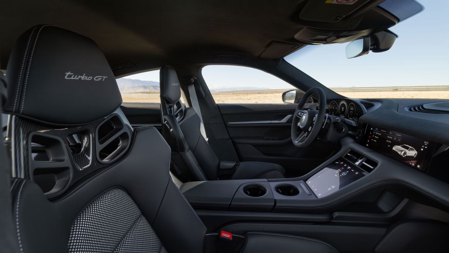 Taycan Turbo GT with Weissach package, Laguna Seca, USA, 2024, Porsche AG