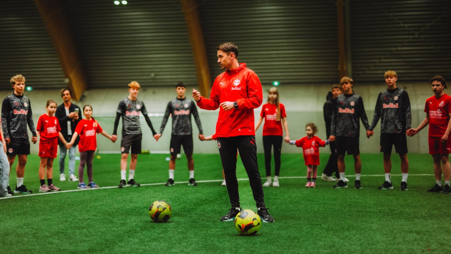 Inklusionstraining, Red Bull Fussball Akademie Salzburg, 2026, Porsche AG