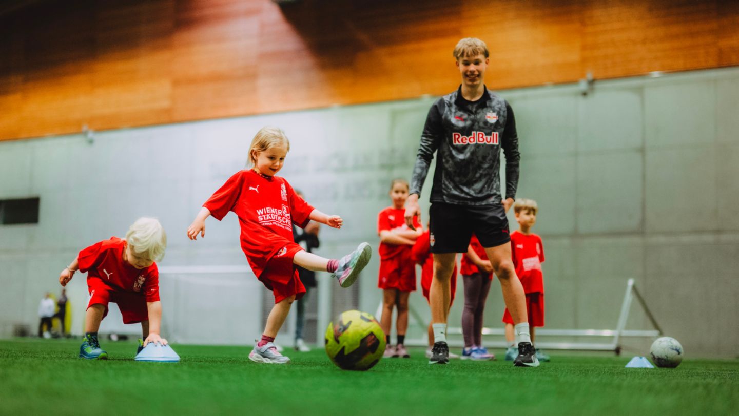 Inklusionstraining, Red Bull Fussball Akademie Salzburg, 2026, Porsche AG