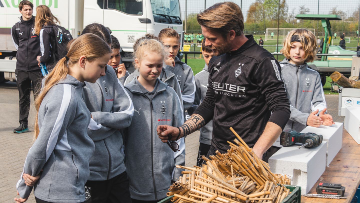 Insektenhotelbau, Borussia Mönchengladbach, 2026, Porsche AG