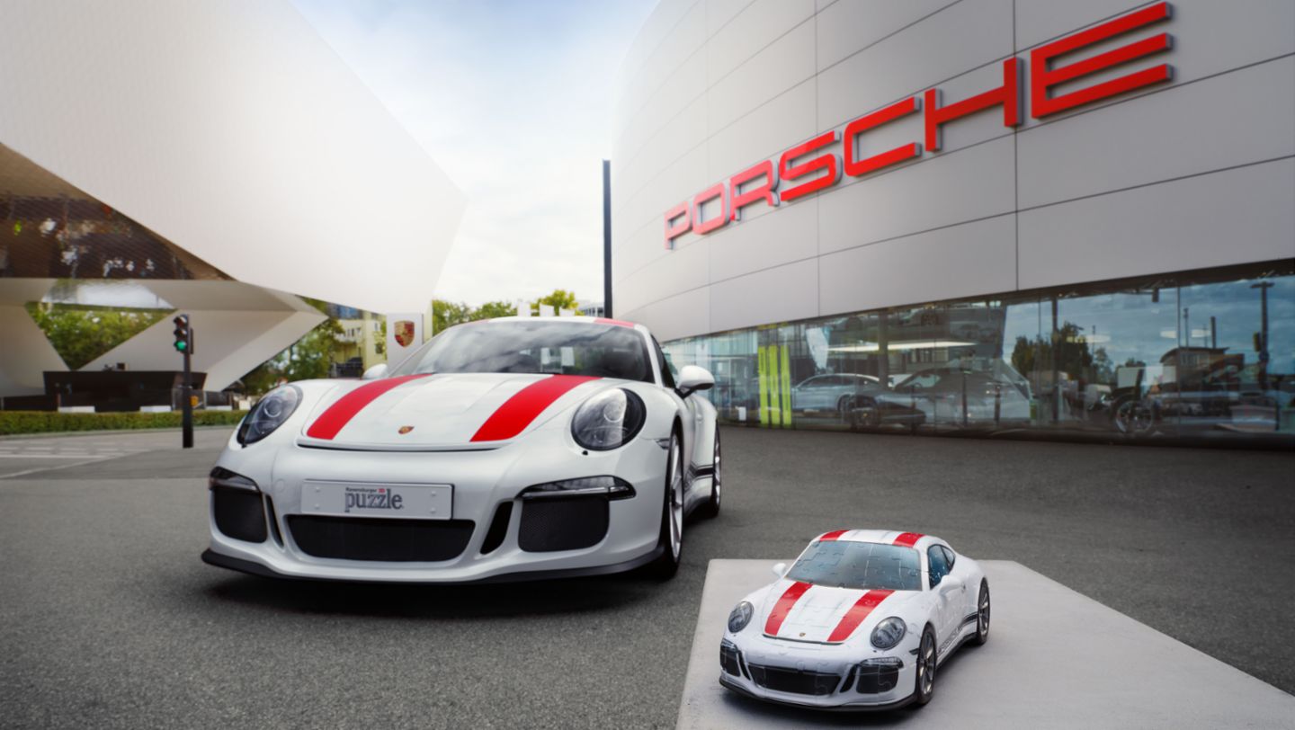 Rompecabezas 3D del 911 R, fabricante de juguetes Ravensburger, 2018, Porsche AG