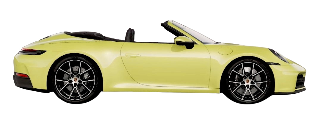 2026, Porsche 911 Carrera S Cabriolet, Cartagena Yellow Metallic