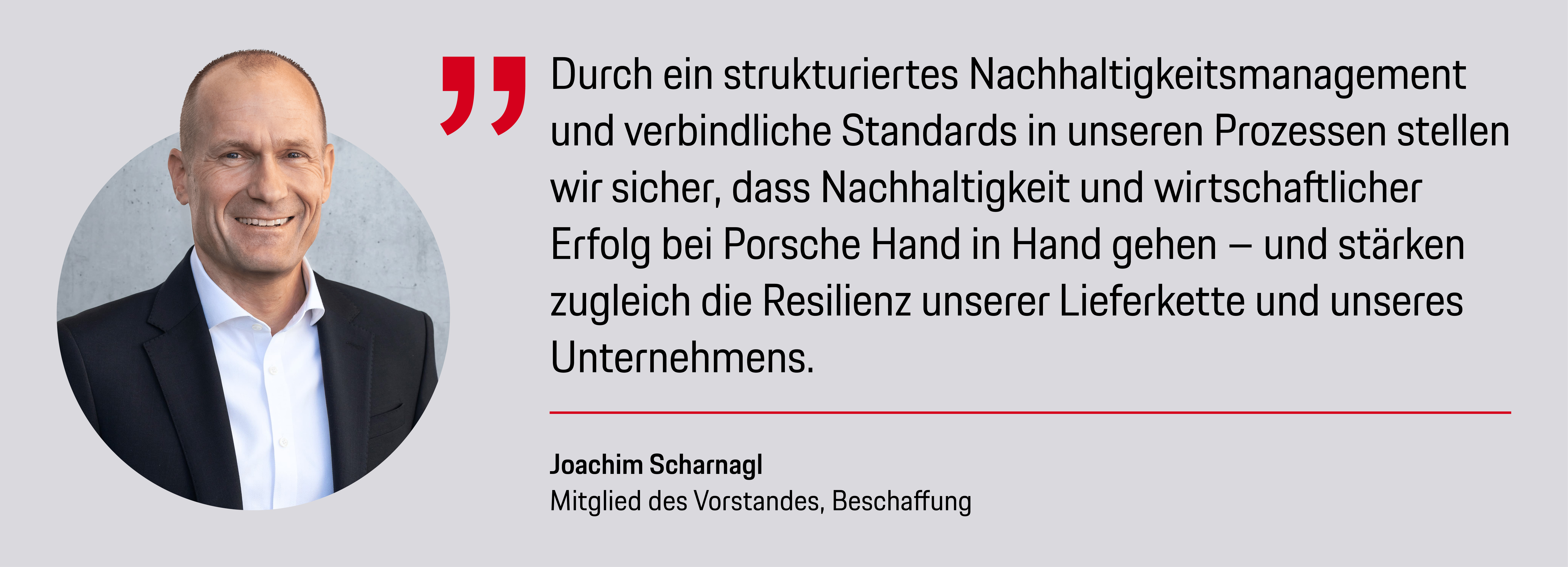 Joachim Scharnagl, Mitglied des Vorstandes, Beschaffung, 2026, Porsche AG